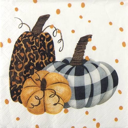 Paper Napkin special patterned pumpkins