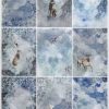 Rice Paper Decoupage Blue Winter Cards