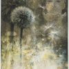 Rice Paper Decoupage Painted Dandelions