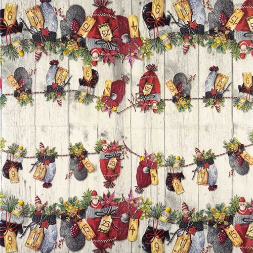 Paper Napkin - Advent Calendar