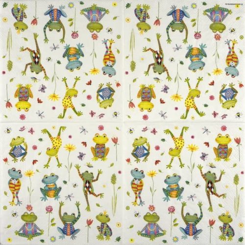 Paper Napkin - Happy Frogs