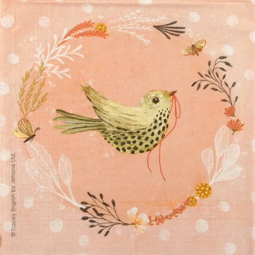 Paper Napkins - Katherine Quinn: Bird Romance (20 pieces)