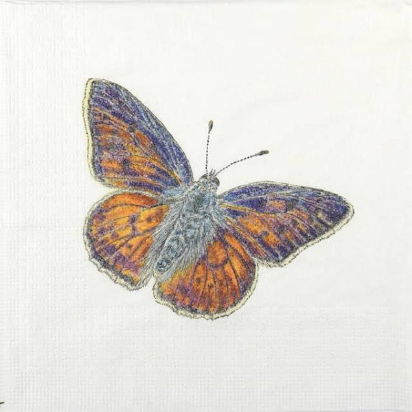 Cocktail Napkins - Charlotte Galloux: Papillon (20 pieces)