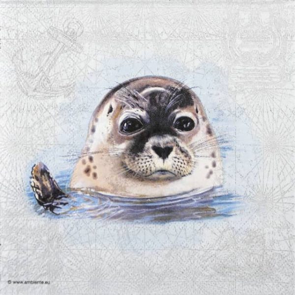 Paper Napkins - Seal (20 pieces)