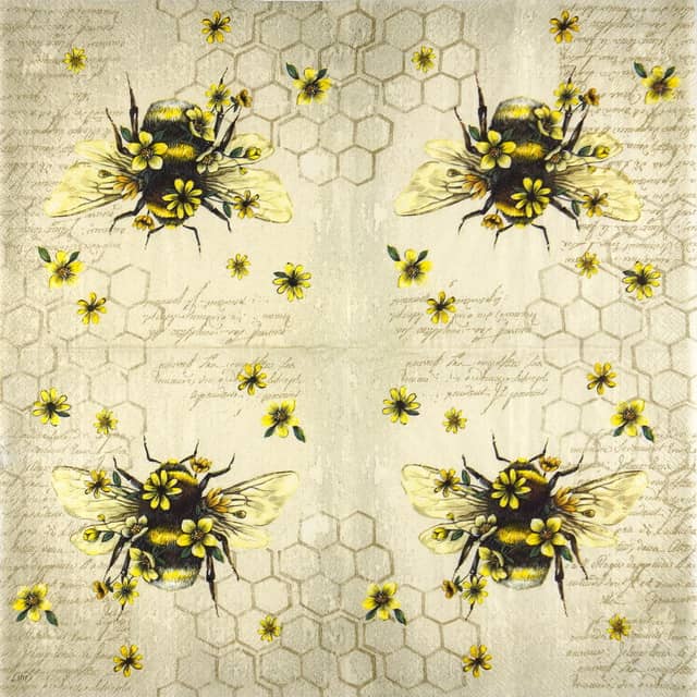 ihr Save The Bees Paper Guest Towels