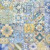 Stamperia Rice Paper A4 - Blue Dream Tiles