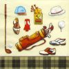 Paper Napkin - Golf Classic