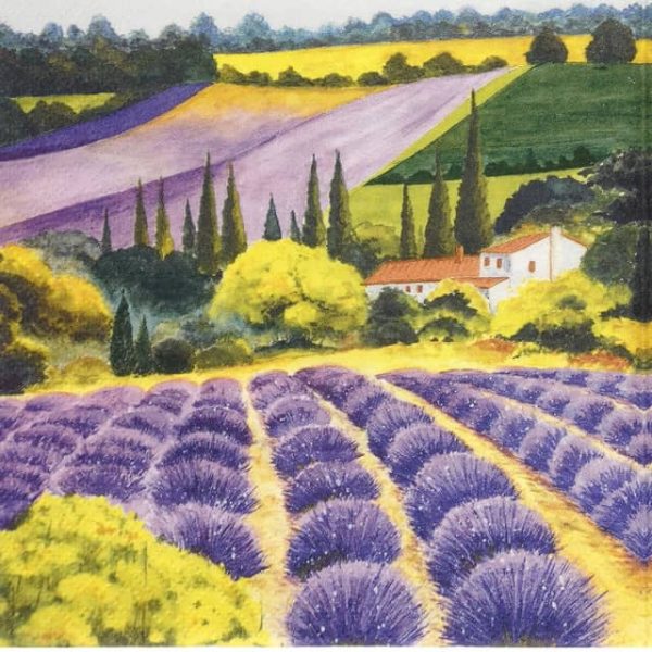 Paper Napkin - Scenic Lavender Farm