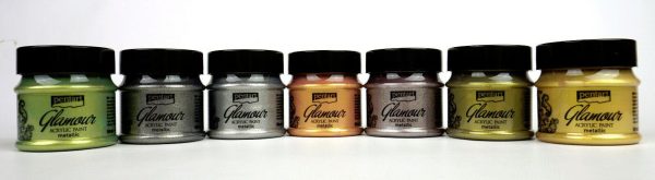 Pentart Glamour Metallic Acrylic Paint 50ml