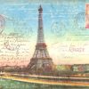 Rice Paper - Travel Tour Eiffel Card