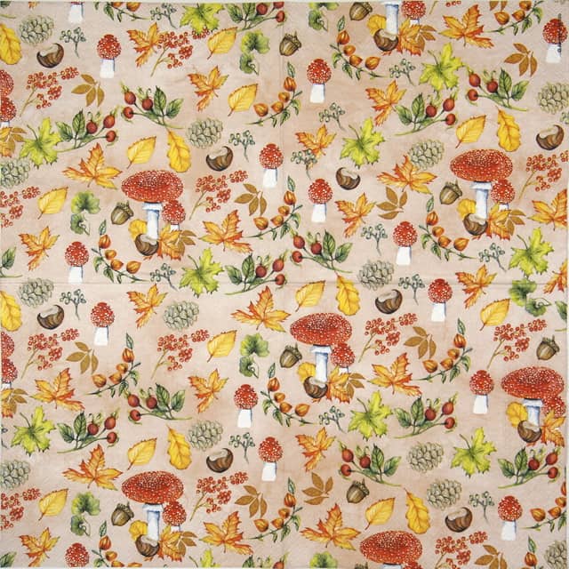 Paper Napkin - Autumn Pattern