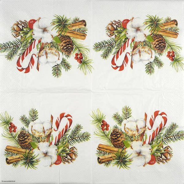 Paper Napkin - Christmas Arrangement