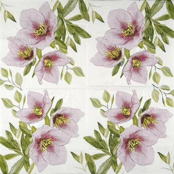 Paper Napkin - Classic Helleborus