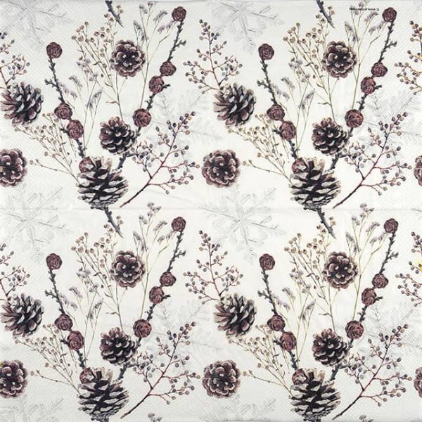 Paper Napkin - Pine Cones