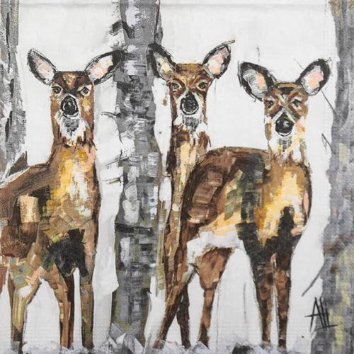 Paper Napkin Three deers
