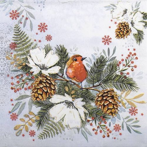 Paper Napkin - Winter Birdy