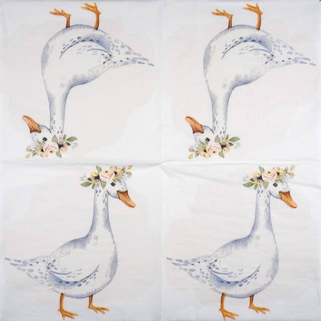 Paper Napkin - Cute Goose