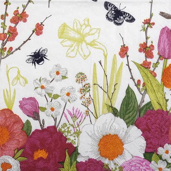 Paper Napkin - Spring Flowers