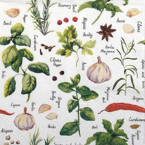 Paper Napkin - Spices and Herbs