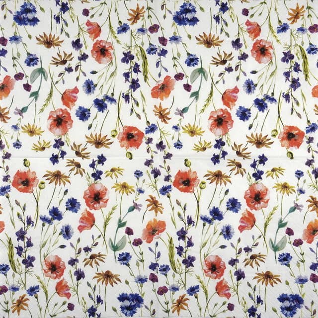 Paper Napkin - Field of Flowers