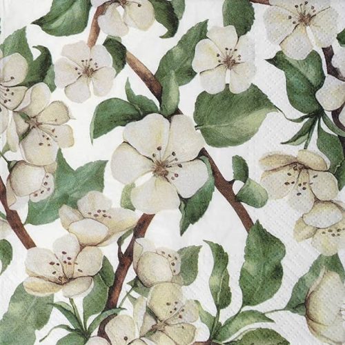 Paper Napkin - Apple Blossoms