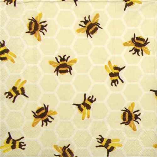 Paper napkin IHR Bumble bee 862300 quarter