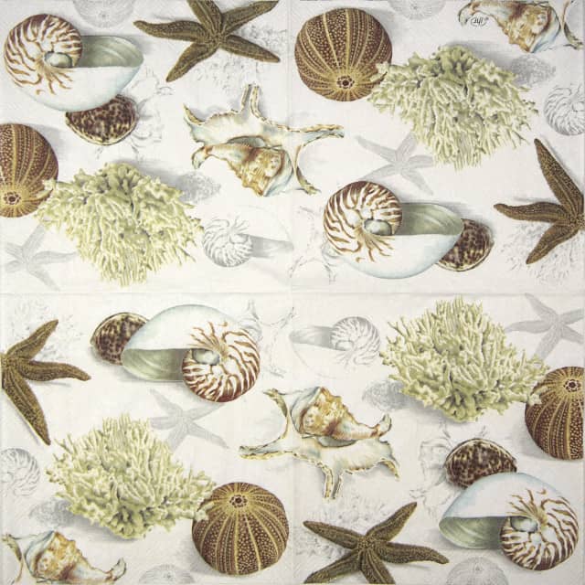 Paper napkin IHR Clams at the beach 863560