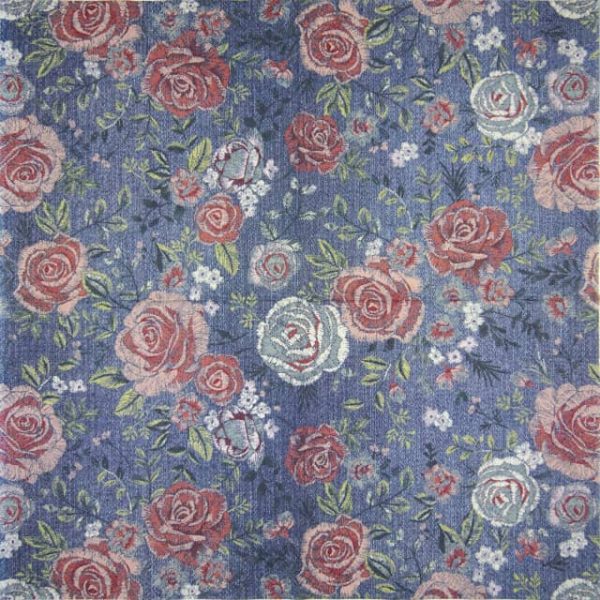 Paper napkin IHR Denim rose 910000