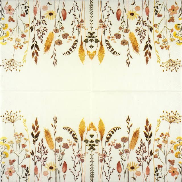 Paper Napkin - Wildflowers