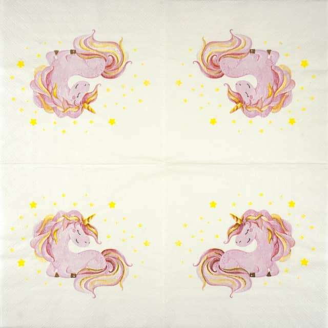 Paper Napkin - Dreamy Unicorn