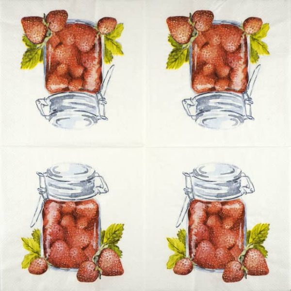 Paper Napkin Strawberry