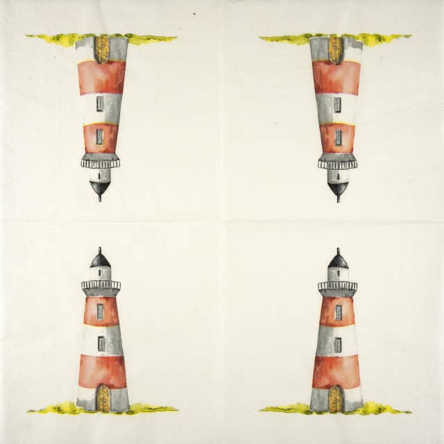 Paper Napkin - Lighthouse