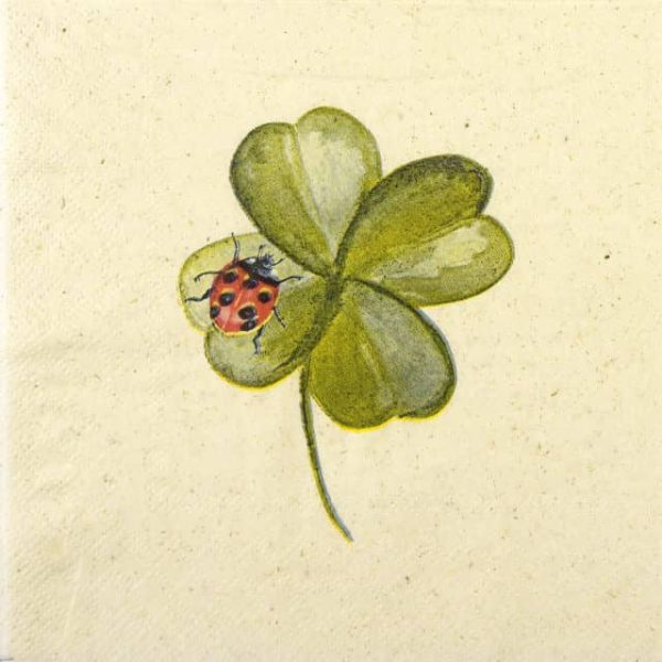 Paper Napkin - Lucky ladybug