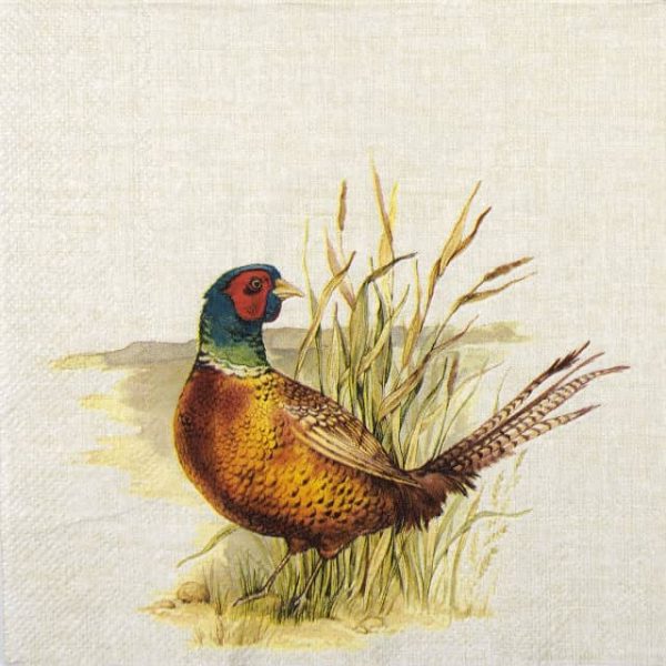 Paper Napkin Autumn Pheasant