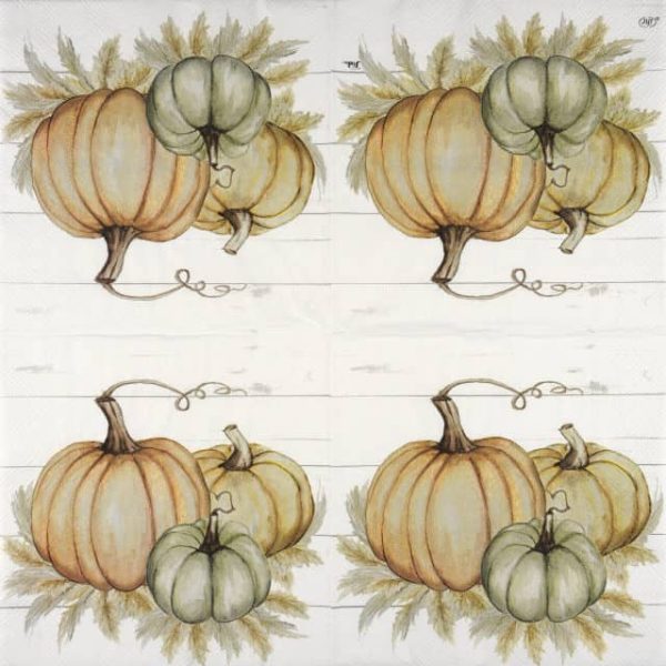 Paper Napkin - Pumpkin Trio