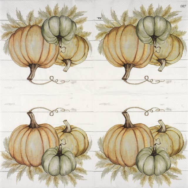 Paper Napkin - Pumpkin Trio