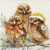 Paper Napkin - Winter Owls cream