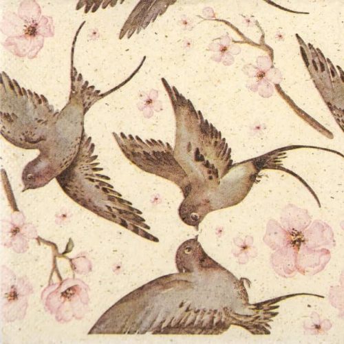 Paper Napkin - Birds and Blossoms