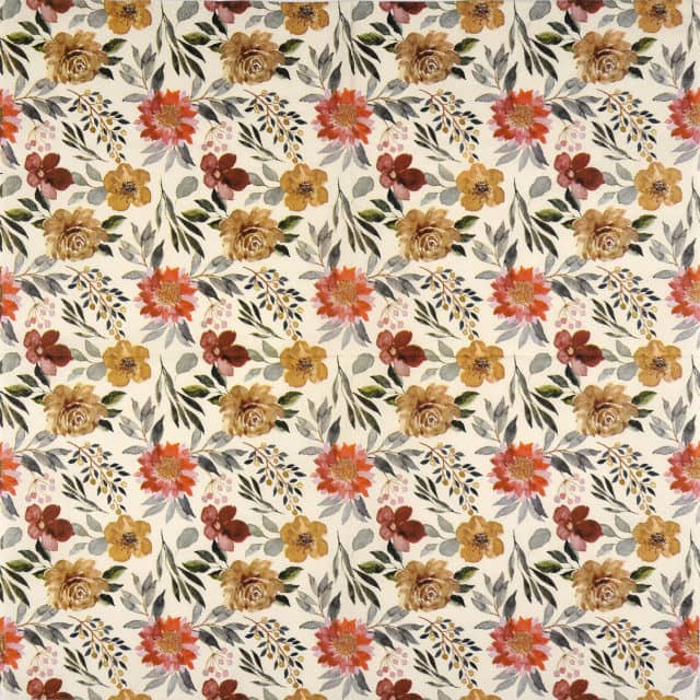 Paper Napkin - Red Floral Pattern