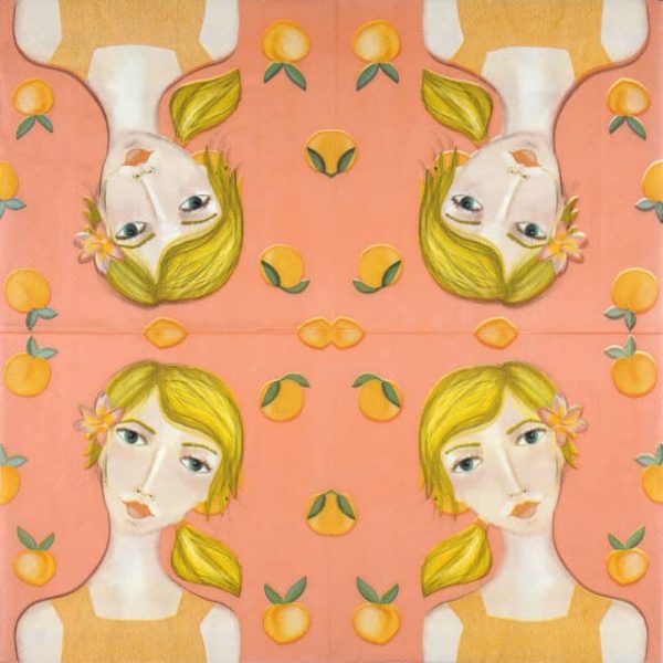 Paper Napkin - Sally With Oranges