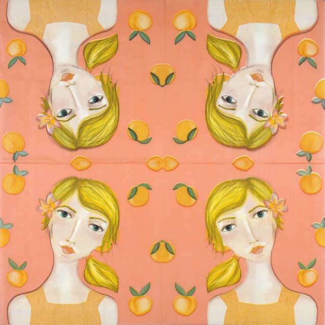 Paper Napkin - Sally With Oranges