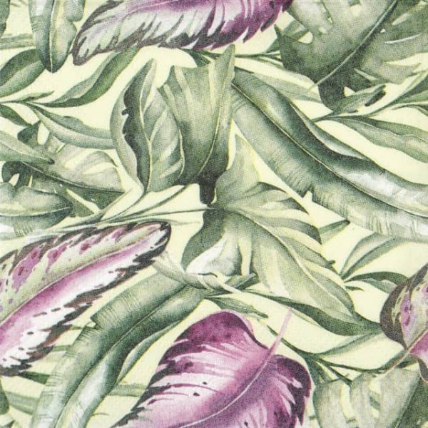 Paper Napkin - Tropical Leaves