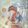 Stamperia Rice Paper A4 - Christmas Greetings Angel DFSA4791