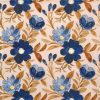 Paper Napkin - Blue Floral Pattern