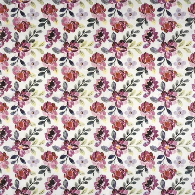 Paper Napkin - Lilac Floral Pattern