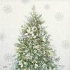 Paper Napkin - Christmas Tree cream