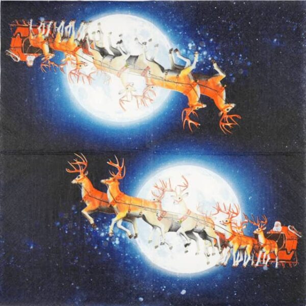 Paper Napkin - Lunar Xmas