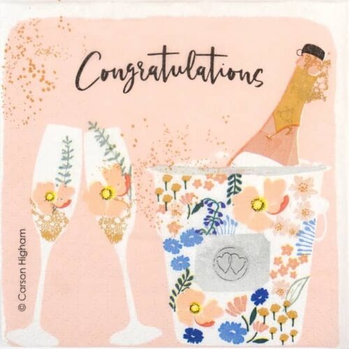 Cocktail Napkins - Carson Higham: Cheers to love (20 pieces)