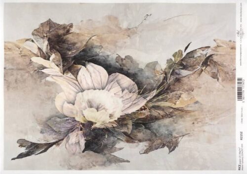 Rice Paper Decoupage - Flower Composition - R2152