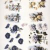 Rice Paper Decoupage - Watercolour 3D flowers - R2251